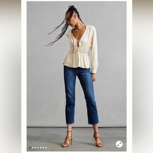 NOWT Anthropologie Wrangler Wild West Straight Jeans